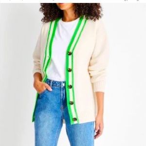 FUTURE COLLECTIVE Kahlana Barfield Brown Women's Varsity Cardigab